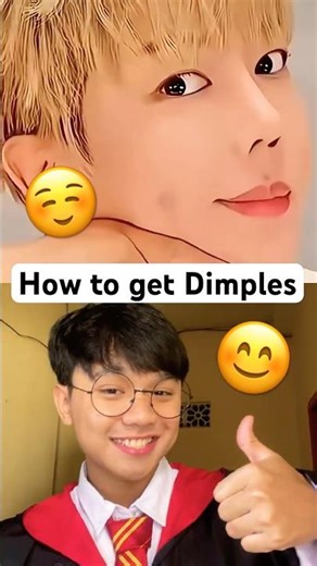 How to get dimples easily (simple tips) #shorts #tutorial #dimples #howto #viral #trending #trend