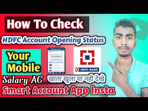 How To Track Hdfc Account Opening Status HDFC Bank Opening Account Status Check Track Kaise Kare