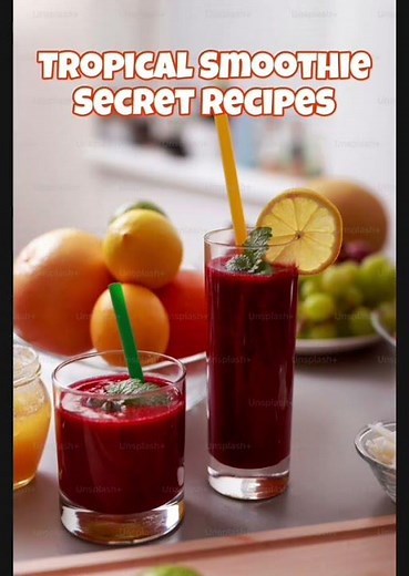 Tropical Smoothie Menu Prices With Nutrition