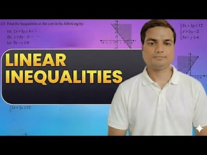 Linear Inequalities | Class 11 Maths | Complete Explanation with Graphs