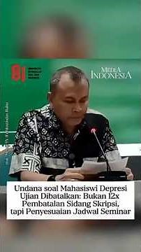 Undana Umumkan Hasil Investigasi Sementara soal Viral Mahasiswi Depresi Ujian Dibatalkan