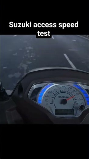Suzuki access speed test?