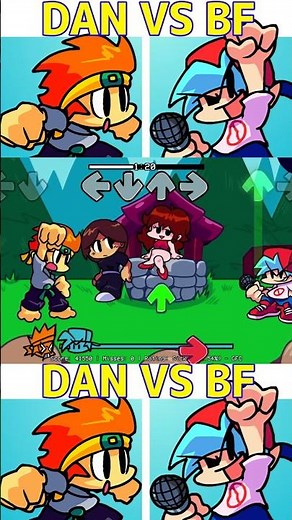 Friday Night Funkin VS Dan Kick Kick Funk【ダン・ザ・マン Dan the Man】GFC #shorts