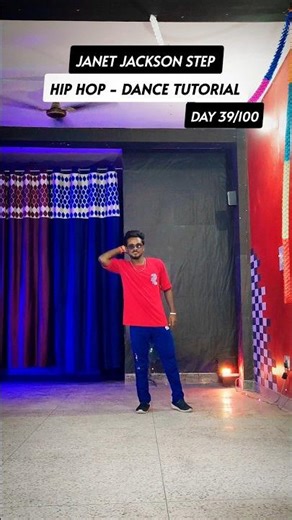 HIP HOP DANCE TUTORIAL - JANET JACKSON STEP | RAJU MJ | DAY 39/100 #Dancemoves #Shorts