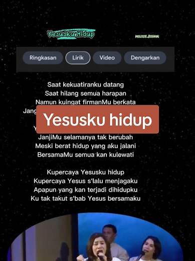 Lagu Rohani Yesus: Kekuatan dan Pengharapan
