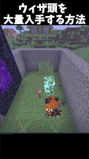 【マイクラ】ウィザスケ頭を大量入手する方法#shorts #マイクラ #minecraft