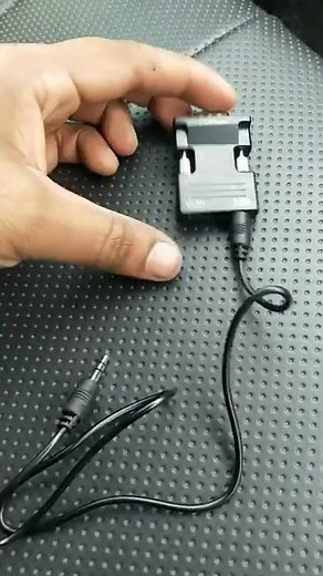 VGA cable to convert HDMI.