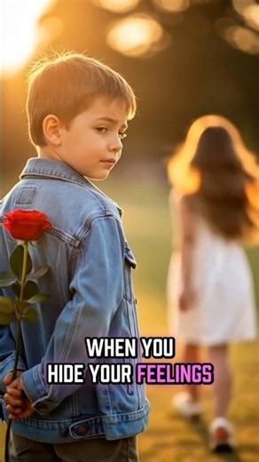 What Happens When You Hide Your Feelings for Someone #factsscience #feelings #love