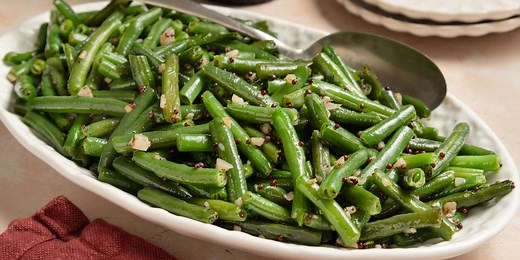 Spicy Indian Green Beans, Gujarati-Style