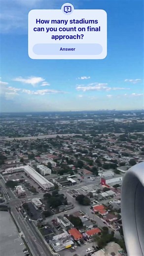 Beautiful approach into Miami runway 30, how many landmarks can you spot? #737