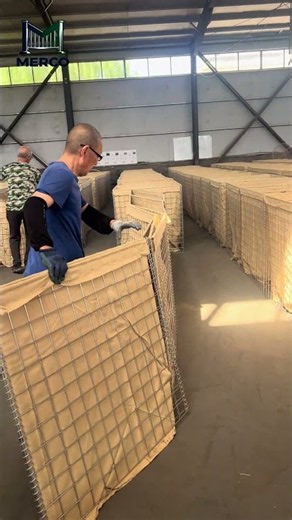 HESCO Fence Five-Cell Unit | Modular Defensive Barrier Product Display