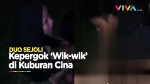 Ketahuan 'Wik-wik' di Kuburan, Wanita Nangis: Ayahku Preman - Vlix.id