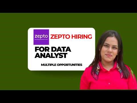 Zepto hiring Data Analyst | Multiple opportunities