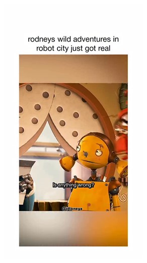 disney | movies | memes | This scene is from the 2005 animated film Robots. It’s a pivotal emotional moment where the protagonist, Rodney Copperbottom, speaks with... | Instagram