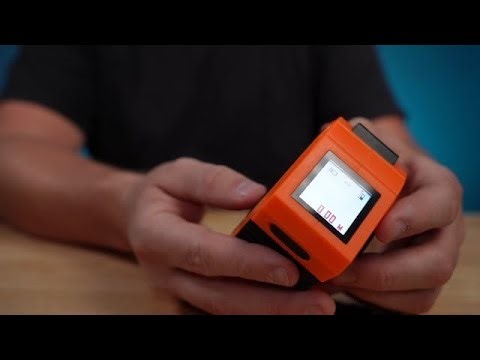 Unbox and demo of the Digital Laser Tape Measure