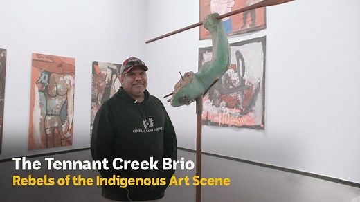 8.4K views · 213 reactions | The Tennant Creek Brio art collective is making waves in the Australian contemporary art scene with their latest exhibition at ACCA Melbourne. Through bold, expressive works, the group addresses their community's issues and history, challenging the boundaries of what Indigenous art can be. This exhibition highlights the power of art as a platform for storytelling and cultural expression. : Anna-Marie Harding | ABC Indigenous | Facebook