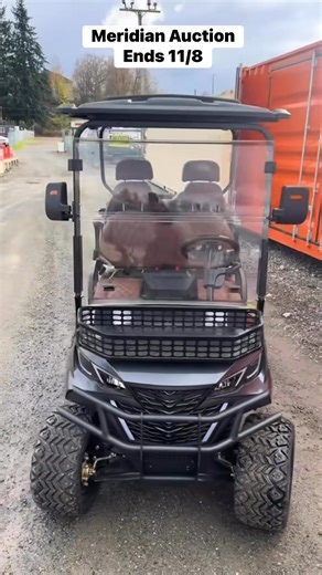 Online bidding now open, we have 6 new golf carts available. | Meridian Equipment CO