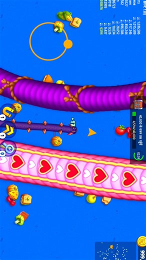 worms 🐛 zone io gameplay short video in enjoy 🤩 the Top 💞 hack game