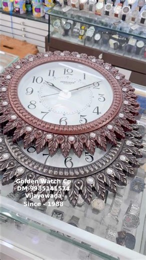 Wall clocks with stone #wallclocks #walldecor #reels #watch