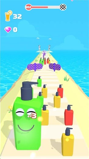 902 Juice Run ☘️👾🍇🌚Satisfying And Relaxing ASMR Sound Gameplay. #stmkgaming #shorts #gaming .