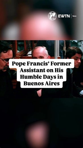 When Pope Francis was the archbishop of Buenos Aires, as Jorge Mario Bergoglio, he surprised many by living a humble life. In his famous picture from 2008, he is seen riding the city's subway rather than taking a driver and a car. His new assistant at the time is seen in the photograph behind him. We caught up with Federico Walsh to hear what it was like being Jorge Mario Bergoglio's assistant during his time as archbishop. #catholic #popefrancis #catholicchurch #funeral | EWTN News Nightly