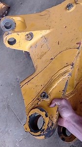Welding a bracket from an old model excavator!! #welding #work #migwelding #repair #excavator #heavyequipment #heavymachinery #reels | Farmyard Engineering videos