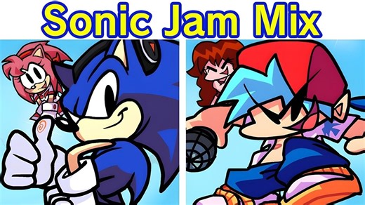 FNF 索尼克 Jam + 过场动画 + 索尼克混音（周五夜放克模组）（Amy_Tails_GF_BF）