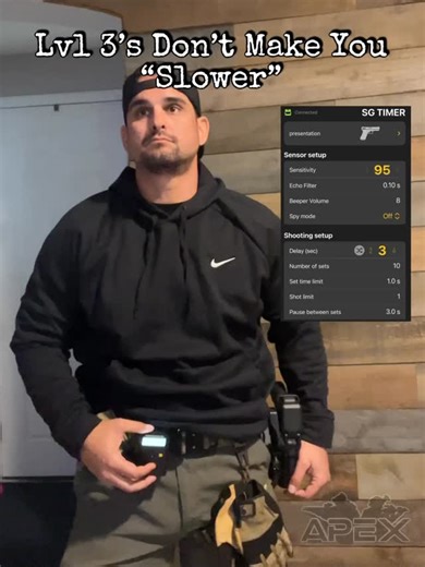 ᴀᴘᴇx ᴛʀᴀɪɴɪɴɢ ᴄᴏɴᴄᴇᴘᴛs | You’re just not doing the work… It is not hard at all for a patrol officer to hit a second to sub-second draw from a lvl 3 holster. Wanna... | Instagram