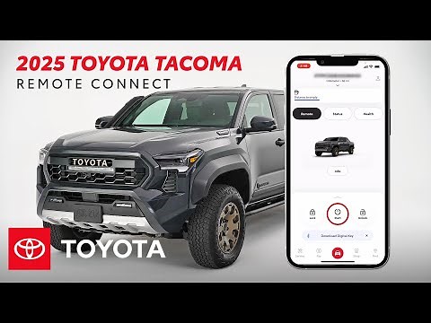 2025 Toyota Tacoma: How to Use Remote Connect With the Toyota App | Toyota Drive-Off Essentials