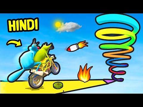 OGGY & JACK Impossible BIKE CHALLENGE GTA 5 | [Hindi/Funny] | Hitesh KS