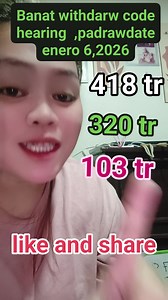 Banat withdarw code hearing ,padrawdate enero 6,2026 #amaynelorinvlog #coding #panibagongcode #STLMindanao #2pmangle #swertresguide #Angleguide #Swertres #stl #swertreshearingtoday #partial #Lotto | Amay Melorin Vlogs