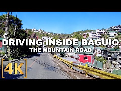 Driving The Scenic Roads of Baguio City | Driving Tour | 4K | Philippines