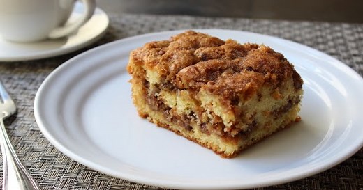 Pecan Sour Cream Coffee Cake – Now with More Crumbs