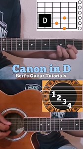 Canon in D #guitartutorial #bertsguitartutorials | Bert's Guitar Tutorials