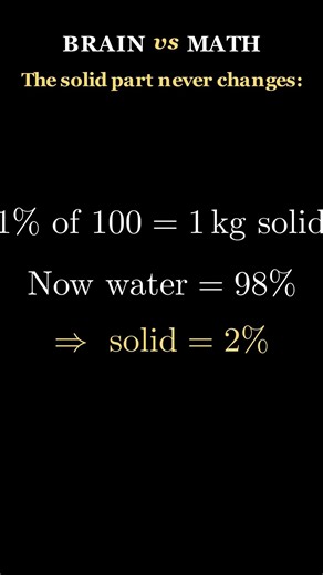 99% Water → 98% Water. Half the Potatoes Vanish #Shorts