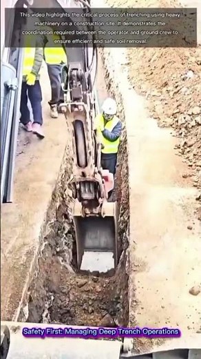 Safety First: Managing Deep Trench Operations