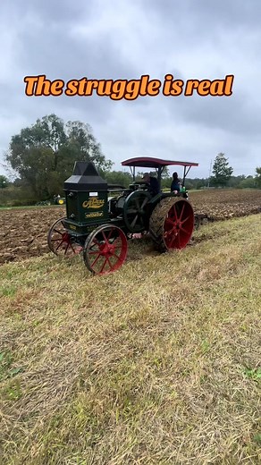 26 reactions | #history #rumely #antiquetractortok #antique #plowing #farmlife #tractor #farm #harvest | Nellie Bellamy | Facebook