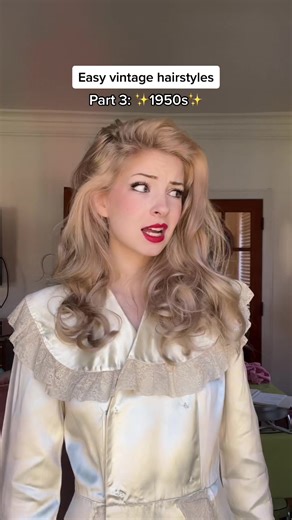 Vintage 1950s Hair Tutorial in 3 Minutes