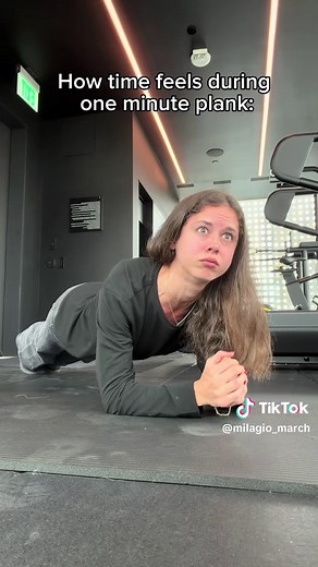 1 Minute Plank POV: How Time Feels During a Plank