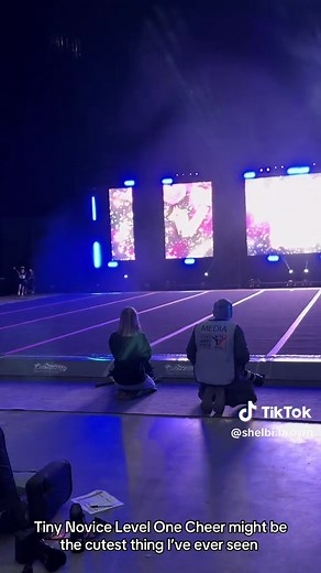 Adorable Tiny Novice Level One Cheerleaders