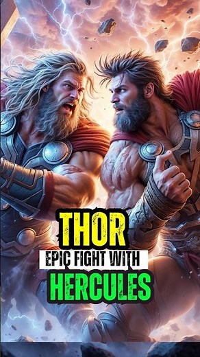 Thor vs Hercules: The Ultimate Battle of Gods and Legends #thor #hercules