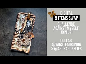 5 DIGITAL ITEMS SWAP - using my own freebie! Join us! Collab with ‪@RondaWinsteadRondawithoutanH‬ & ‪@49dragonflies‬