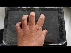 Getting to the settings of a Crestron TSW Panel