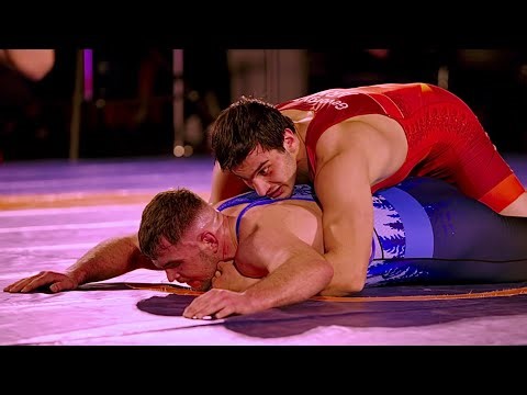 Ruben Gevorgyan (ARM) vs Richard Karelson (EST) 97kg. Greco-roman men wrestling tournament.