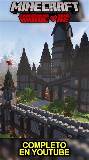 Construyendo un Castillo Gigante en Minecraft Hardcore