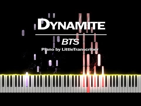 BTS - Dynamite (Piano Cover) Tutorial by LittleTranscriber