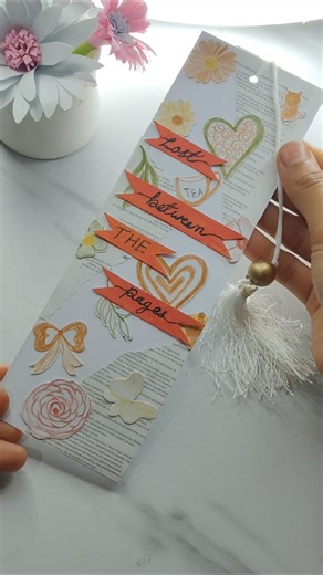 DIY Bookmark | Easy Paper CraftI #bookmark #diycraft #viralshorts #trending #art