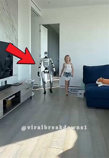 Dad Surprises Daughter with Realistic Robot Companion