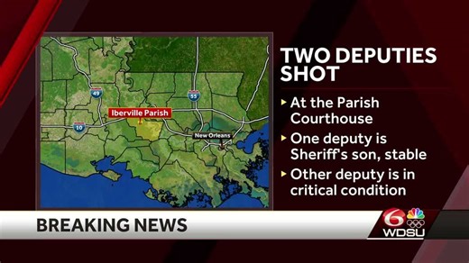An Iberville Parish deputy shot in the line of duty has died, another is in critical condition.
