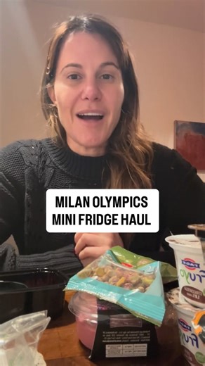 Jaclyn Sklaver, MS, CNS, LDN on Instagram: "My 3 day weekend mini fridge haul for my trip to the Olympics! ⛷️ I always stress to my clients the importance of having a high protein breakfast you can grab and go when you’re traveling. Not only will you start your day off fueled well but you save a ton of time and money on eating breakfast out. (Italy & Spain nothing is even open until 10am so good luck with that). This entire haul costs me 36€ #MilanOlympics #AirbnbLife #HealthyEating #ProteinSnac